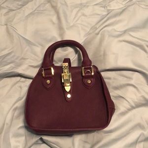 Plum purse